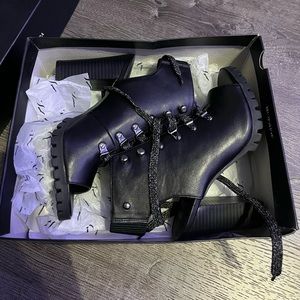 black vera wang heels